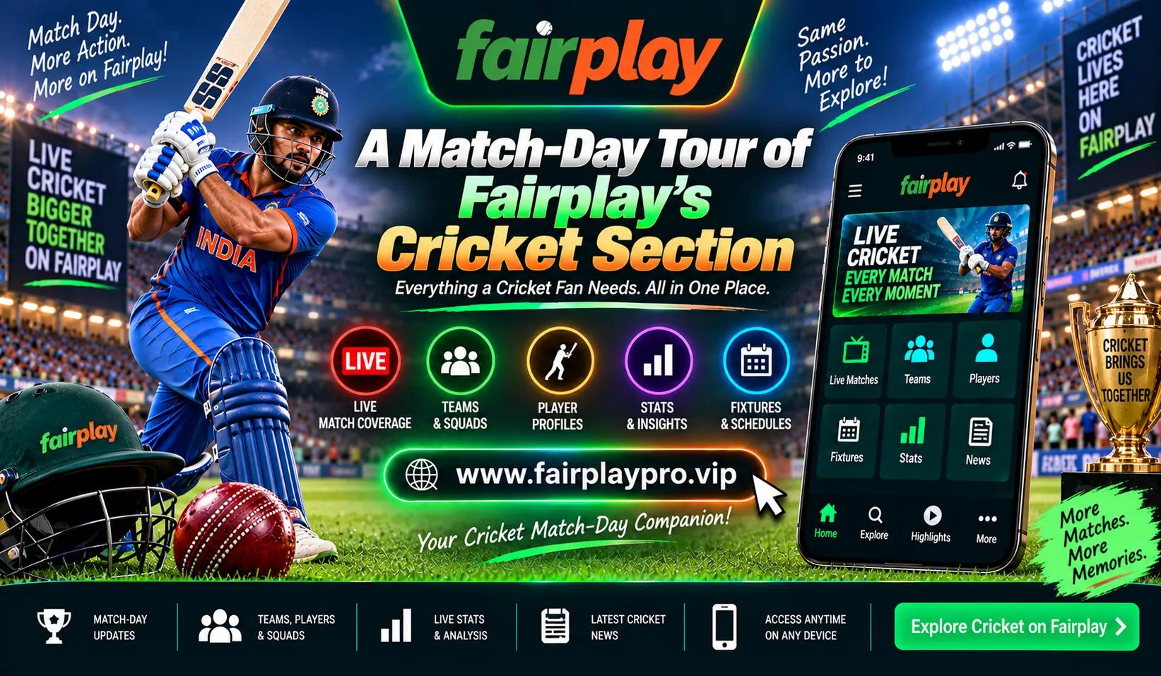 A Match-Day Tour of Fairplay's Cricket Section